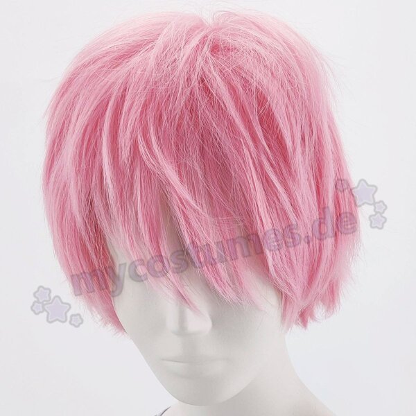 Momo Perücke 30cm kurz gestuft rosa | Pinky