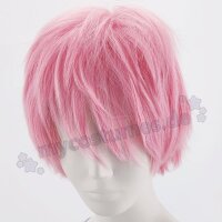 Momo Perücke 30cm kurz gestuft rosa | Pinky