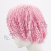 Momo Perücke 30cm kurz gestuft rosa | Pinky