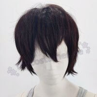Momo Perücke 30cm kurz gestuft braun | Darkbrown