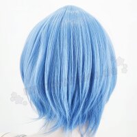 Himari Cosplay Perücke Hellblau | 30cm kurz glatt Cloud