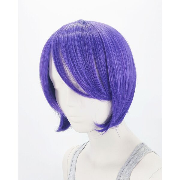 Himari Cosplay Perücke Lila | 30cm kurz glatt Violet