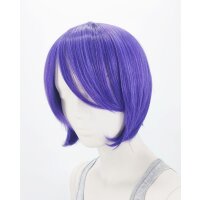 Himari Cosplay Perücke Lila | 30cm kurz glatt Violet