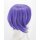 Himari Cosplay Perücke Lila | 30cm kurz glatt Violet