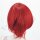 Himari Cosplay Perücke Rot | 30cm kurz glatt Scarlet