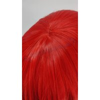 Misaki Perücke 80cm glatt mit Pony Rot | Scarlet
