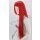 Misaki Perücke 80cm glatt mit Pony Rot | Scarlet
