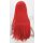 Misaki Perücke 80cm glatt mit Pony Rot | Scarlet