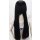 Misaki Perücke 80cm glatt mit Pony Schwarz | Black