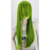 Misaki Perücke 80cm glatt mit Pony Grün |...