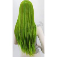 Misaki Perücke 80cm glatt mit Pony Grün | Lightgreen