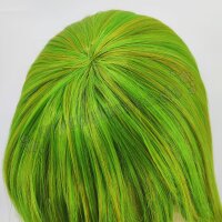 Misaki Perücke 80cm glatt mit Pony Grün | Lightgreen