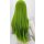 Misaki Perücke 80cm glatt mit Pony Grün | Lightgreen