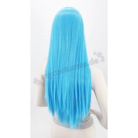Misaki Perücke 80cm glatt mit Pony Blau | Poolparty