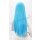 Misaki Perücke 80cm glatt mit Pony Blau | Poolparty