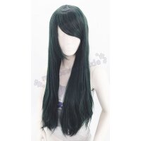 Misaki Perücke 80cm glatt mit Pony Grün |...