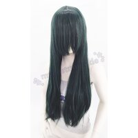 Misaki Perücke 80cm glatt mit Pony Grün |...