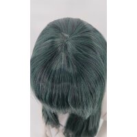 Misaki Perücke 80cm glatt mit Pony Grün | Darkgreen