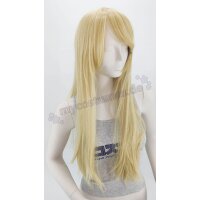 Misaki Perücke 80cm glatt mit Pony Blond | Banana