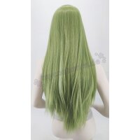 Misaki Perücke 80cm glatt mit Pony Grün | Cactus