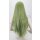 Misaki Perücke 80cm glatt mit Pony Grün | Cactus