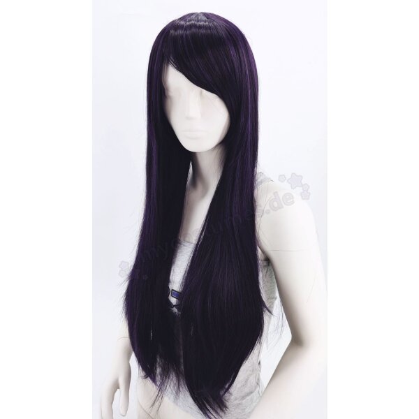 Misaki Perücke 80cm glatt mit Pony Lila | Salem