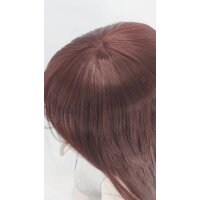 Misaki Perücke 80cm glatt mit Pony Braun | Elegance