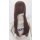 Misaki Perücke 80cm glatt mit Pony Braun | Elegance