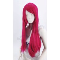 Misaki Perücke 80cm glatt mit Pony Pink| KissKiss