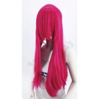 Misaki Perücke 80cm glatt mit Pony Pink| KissKiss