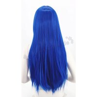 Misaki Perücke 80cm glatt mit Pony Blau | Royalblue