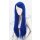 Misaki Perücke 80cm glatt mit Pony Blau | Royalblue