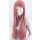Misaki Perücke 80cm glatt mit Pony Rosa | Dusty Pink