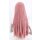 Misaki Perücke 80cm glatt mit Pony Rosa | Dusty Pink