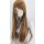 Misaki Perücke 80cm glatt mit Pony Braun | Capppuccino