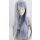 Misaki Perücke 80cm glatt mit Pony Blau | Frostblue