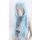 Misaki Perücke 80cm glatt mit Pony Blau | Lightblue