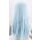Misaki Perücke 80cm glatt mit Pony Blau | Lightblue