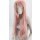 Misaki Perücke 80cm glatt mit Pony Rosa | Macaron